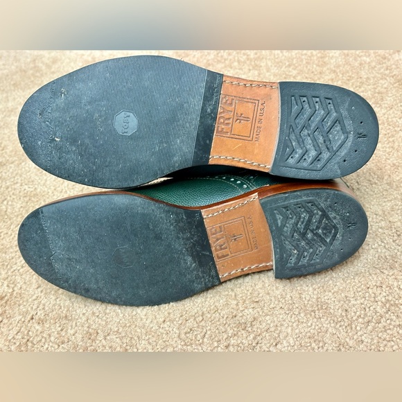 Frye USA Men’s 8.5 Arkansas Brogue Leather Boots Sold Elsewhere - Picture 7 of 10